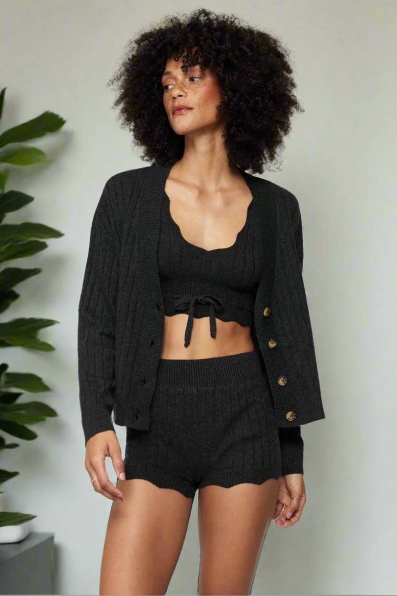 Hudson Pointelle Cardigan
