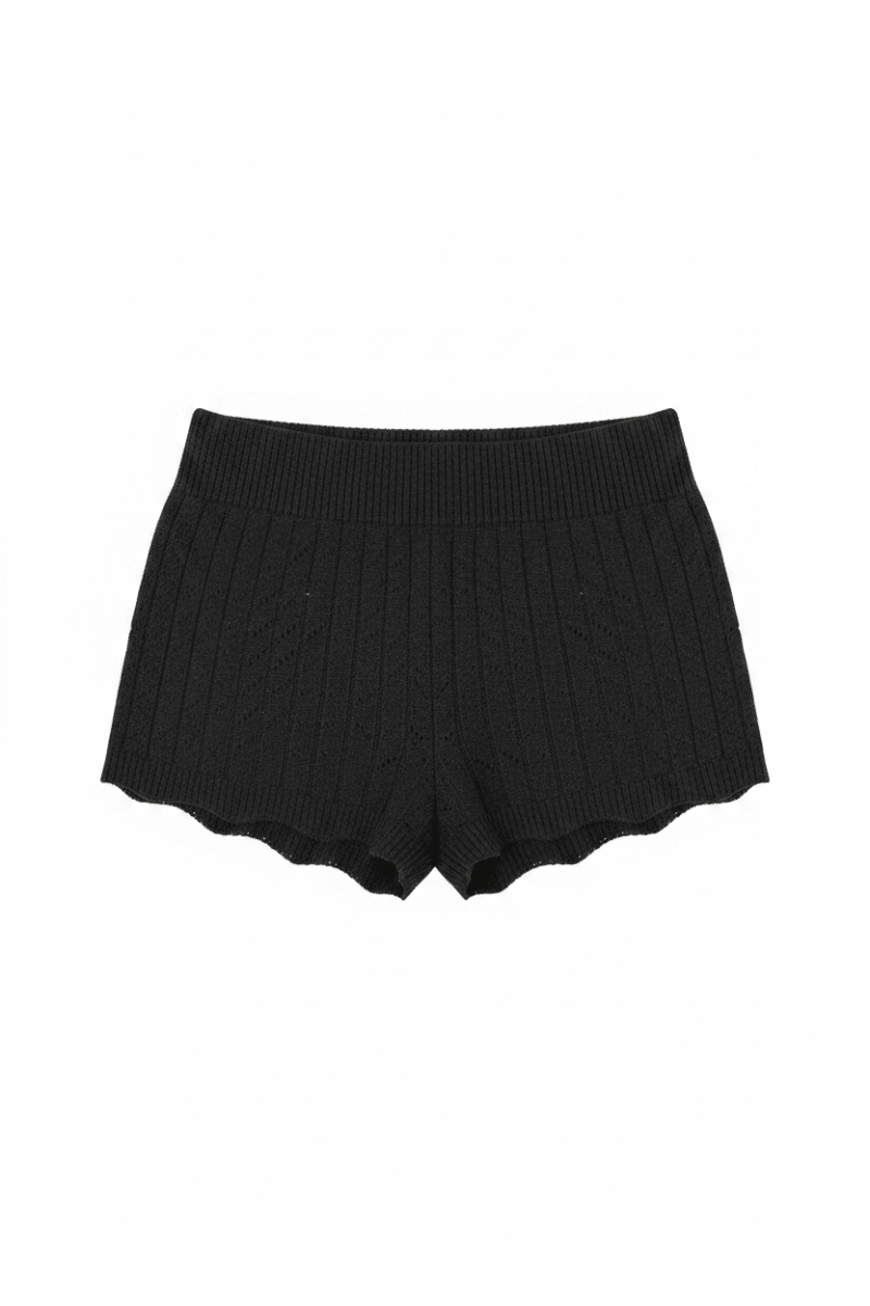Shop Spiritual Gangster Spiritual Gangster Hudson Pointelle Sweater Shorts Shorts for women – premium loungewear and festival fashion at Spoiled Brat