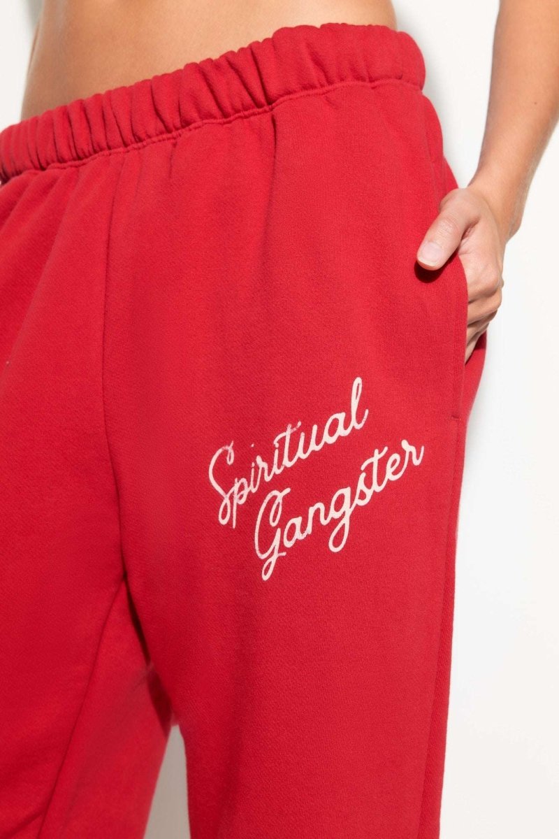 Shop Spiritual Gangster Spiritual Gangster Insignia Portia Sweatpants Jogger Bottoms for women – premium loungewear and festival fashion at Spoiled Brat