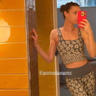 Spiritual Gangster Love Sculpt Jacquard Leggings as seen on Whitney Port Leggings by Spiritual Gangster as seen on celebrities