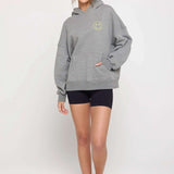 Shop Spiritual Gangster Spiritual Gangster SG Smiley Easy Hoodie Hooded Sweatshirt for women – premium loungewear and festival fashion at Spoiled Brat