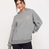 Shop Spiritual Gangster Spiritual Gangster SG Smiley Easy Hoodie Hooded Sweatshirt for women – premium loungewear and festival fashion at Spoiled Brat