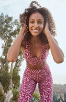 Spiritual Gangster Studio Eco Jersey Sports Bra Cropped Top by Spiritual Gangster as seen on celebrities