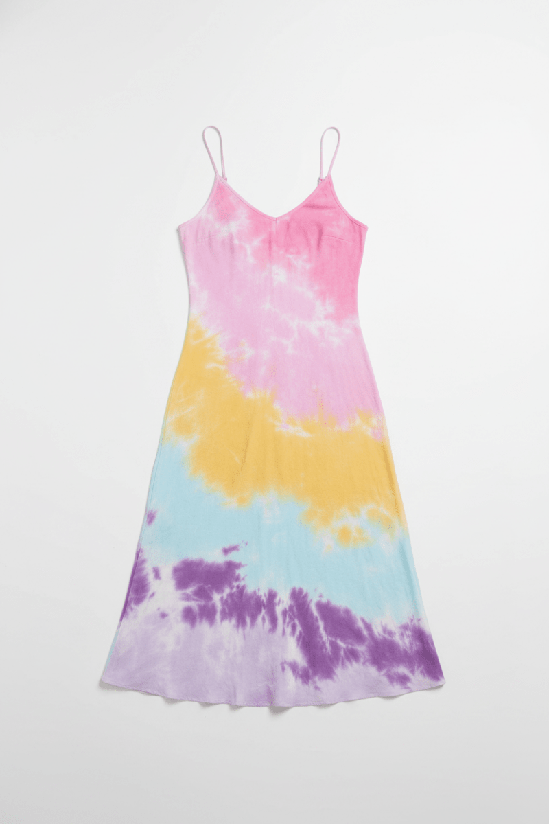 Shop Spiritual Gangster Spiritual Gangster Tie Dye Slip Maxi Dress Maxi Dress for women – premium loungewear and festival fashion at Spoiled Brat