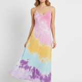 Spiritual Gangster Tie Dye Slip Maxi Dress - Spoiled Brat