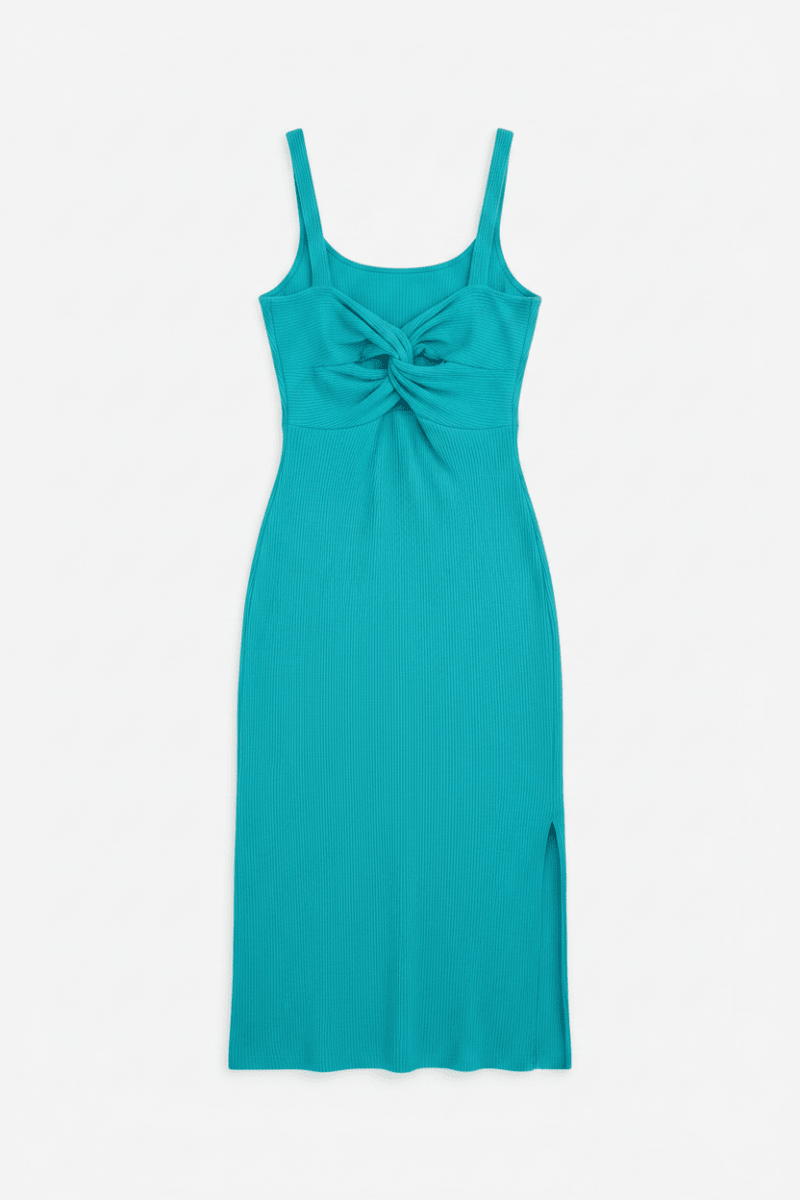 Shop Spiritual Gangster Spiritual Gangster Valerie Twist Back Midi Dress Maxi Dress for women – premium loungewear and festival fashion at Spoiled Brat