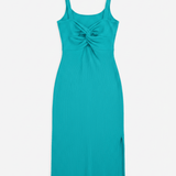 Shop Spiritual Gangster Spiritual Gangster Valerie Twist Back Midi Dress Maxi Dress for women – premium loungewear and festival fashion at Spoiled Brat