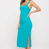 Shop Spiritual Gangster Spiritual Gangster Valerie Twist Back Midi Dress Maxi Dress for women – premium loungewear and festival fashion at Spoiled Brat