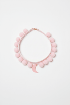 Shop Suzywan DELUXE Suzywan DELUXE Pink Moon Pom Pom Choker Choker for women – premium loungewear and festival fashion at Spoiled Brat