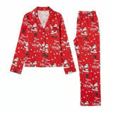 Shop The Laundry Room The Laundry Room Ain't Loyal Christmas Silky PJ Set Pyjamas for women – premium loungewear and festival fashion at Spoiled Brat