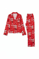 Shop The Laundry Room The Laundry Room Ain't Loyal Christmas Silky PJ Set Pyjamas for women – premium loungewear and festival fashion at Spoiled Brat