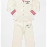 Shop The Laundry Room The Laundry Room Champagne Gang - Silky PJ Set Pyjamas for women – premium loungewear and festival fashion at Spoiled Brat
