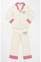 Shop The Laundry Room The Laundry Room Champagne Gang - Silky PJ Set Pyjamas for women – premium loungewear and festival fashion at Spoiled Brat