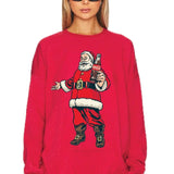 Shop The Laundry Room The Laundry Room Coca - Cola Santa's Here Jumper Jumper for women – premium loungewear and festival fashion at Spoiled Brat