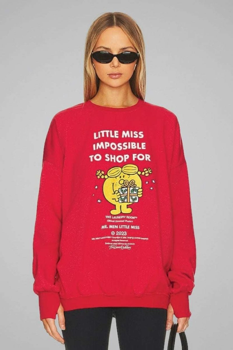 Shop The Laundry Room The Laundry Room Little Miss Impossible Christmas Jumper Jumper for women – premium loungewear and festival fashion at Spoiled Brat