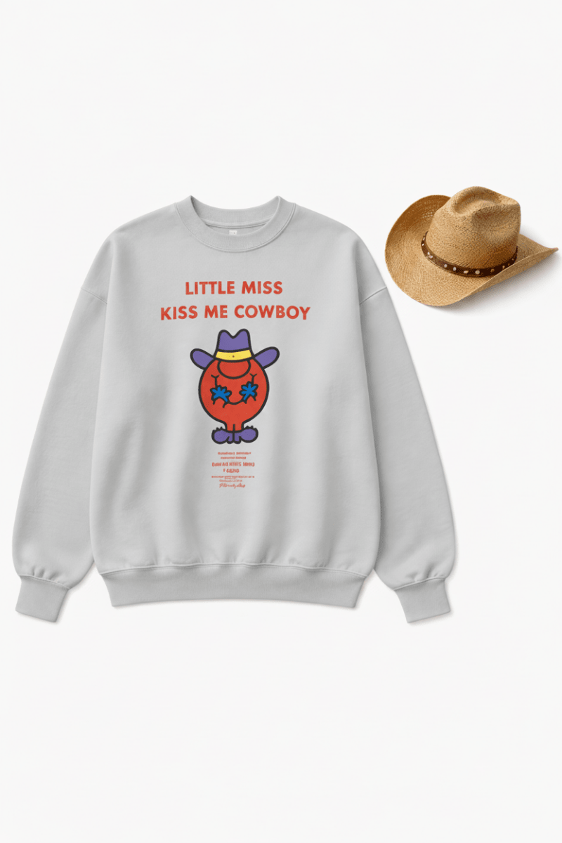 Shop The Laundry Room The Laundry Room Little Miss Kiss Me Cowboy Sweater Jumper for women – premium loungewear and festival fashion at Spoiled Brat