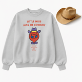 Shop The Laundry Room The Laundry Room Little Miss Kiss Me Cowboy Sweater Jumper for women – premium loungewear and festival fashion at Spoiled Brat