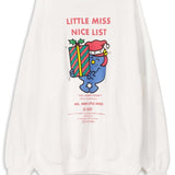 Shop The Laundry Room The Laundry Room Little Miss Nice List Christmas Jumper Jumper for women – premium loungewear and festival fashion at Spoiled Brat