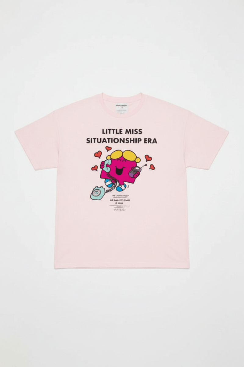 Shop The Laundry Room The Laundry Room Little Miss Situationship Era Oversized Tee T-Shirt for women – premium loungewear and festival fashion at Spoiled Brat