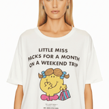 Shop The Laundry Room The Laundry Room Little Miss Weekend Trip Oversized Tee T-Shirt for women – premium loungewear and festival fashion at Spoiled Brat