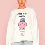 Shop The Laundry Room The Laundry Room Little Miss Wifey Sweater Jumper for women – premium loungewear and festival fashion at Spoiled Brat