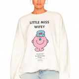 Shop The Laundry Room The Laundry Room Little Miss Wifey Sweater Jumper for women – premium loungewear and festival fashion at Spoiled Brat