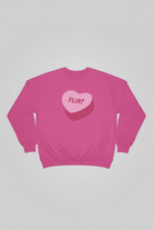 Shop The Laundry Room The Laundry Room Sweethearts Flirt Sweater Jumper for women – premium loungewear and festival fashion at Spoiled Brat