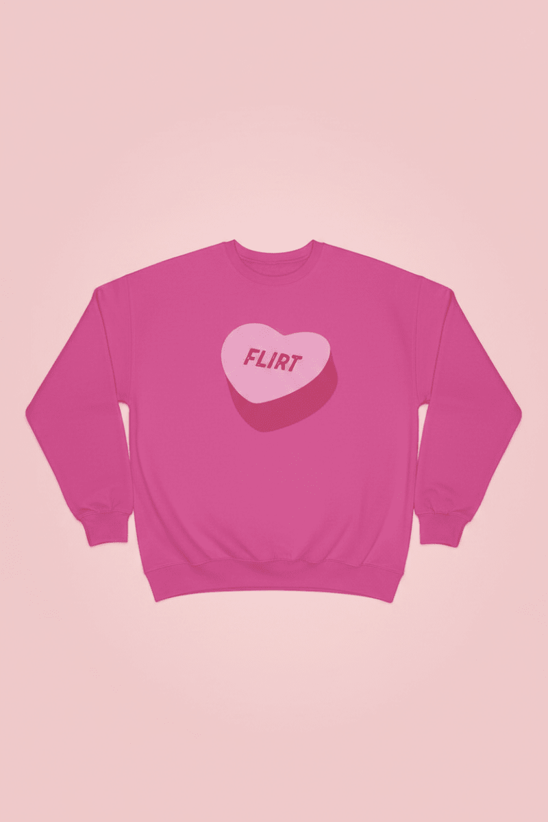 Shop The Laundry Room The Laundry Room Sweethearts Flirt Sweater Jumper for women – premium loungewear and festival fashion at Spoiled Brat