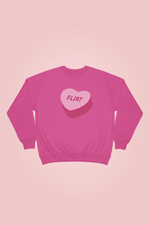 Shop The Laundry Room The Laundry Room Sweethearts Flirt Sweater Jumper for women – premium loungewear and festival fashion at Spoiled Brat