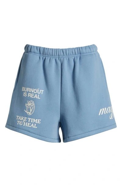 Mayfair Burnout Is Real Sweatshorts - Spoiled Brat