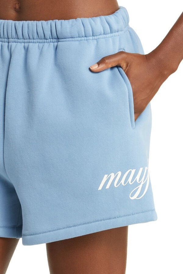 Shop The Mayfair Group Mayfair Burnout Is Real Sweatshorts Shorts for women – premium loungewear and festival fashion at Spoiled Brat