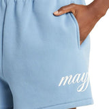 Shop The Mayfair Group Mayfair Burnout Is Real Sweatshorts Shorts for women – premium loungewear and festival fashion at Spoiled Brat