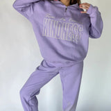 Shop The Mayfair Group Mayfair Choose Kindness Sweatpants as seen on Catherine Tyldesley Sweatpants for women – premium loungewear and festival fashion at Spoiled Brat