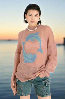 Shop The Ragged Priest The Ragged Priest Aqua Knit Jumper Knit Jumper for women – premium loungewear and festival fashion at Spoiled Brat
