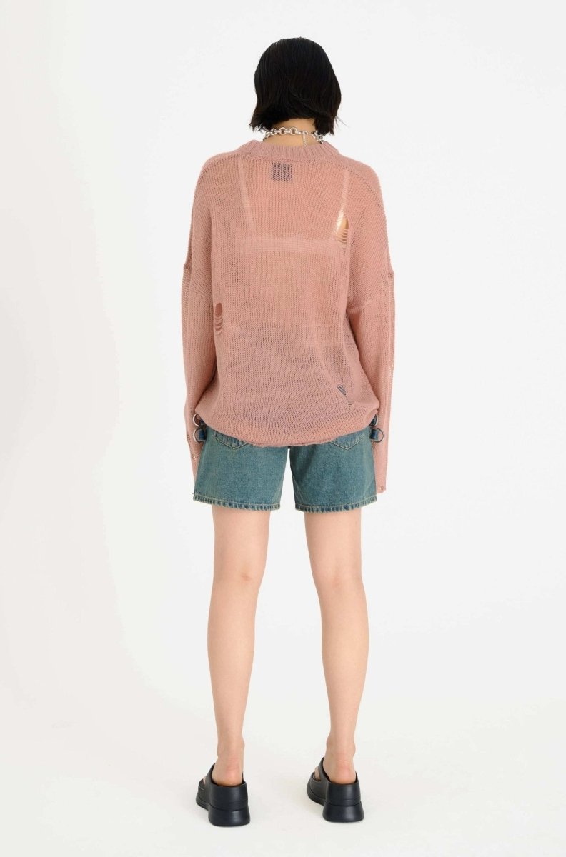 Shop The Ragged Priest The Ragged Priest Aqua Knit Jumper Knit Jumper for women – premium loungewear and festival fashion at Spoiled Brat