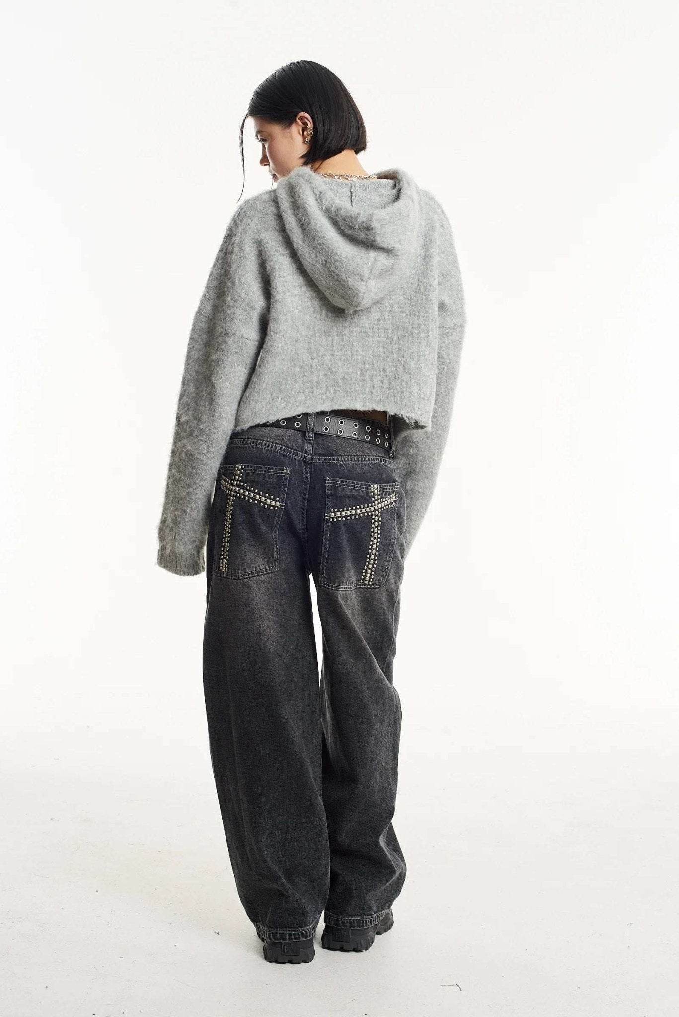 The Ragged Priest Arctic Fluffy Knit Hoodie - Spoiled Brat