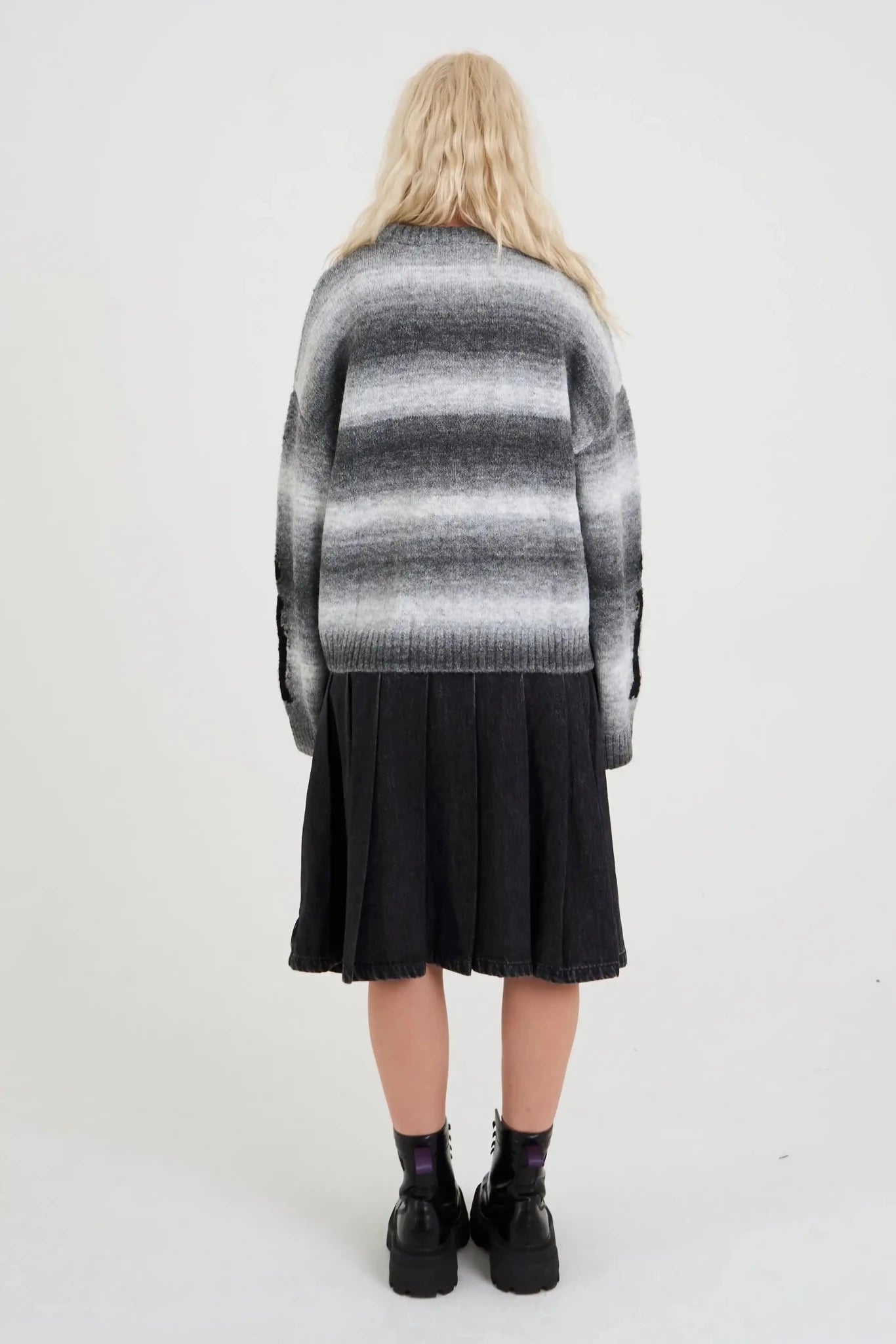 The Ragged Priest Bare Spacedye Skeleton Knit Jumper - Spoiled Brat