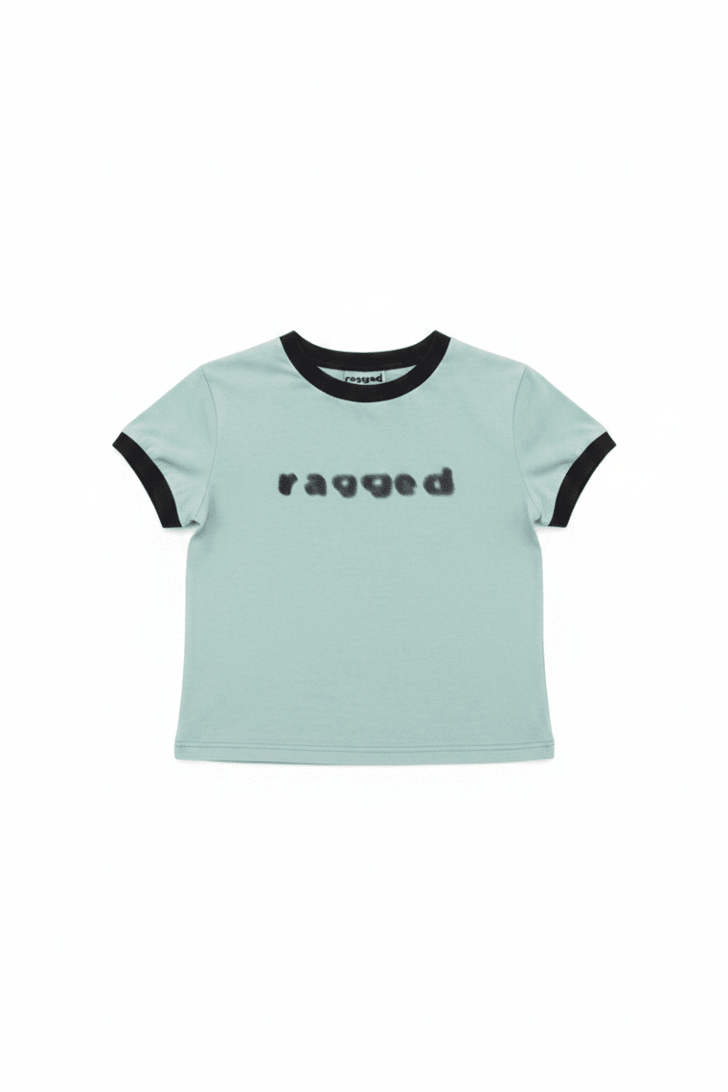 Shop The Ragged Priest The Ragged Priest Blur Baby Tee Top for women – premium loungewear and festival fashion at Spoiled Brat