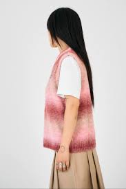 Shop The Ragged Priest The Ragged Priest Club Spacedye Knit Vest Top Jumper for women – premium loungewear and festival fashion at Spoiled Brat