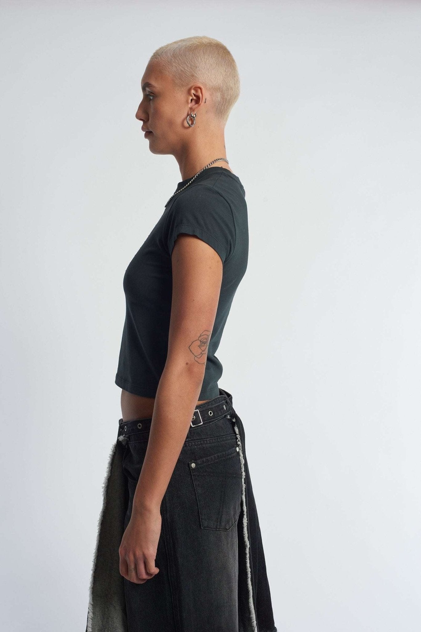 The Ragged Priest Cross My Heart Baby Tee - Spoiled Brat