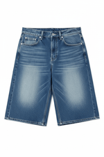 Shop The Ragged Priest The Ragged Priest Dirty Wash Atomic Jorts Shorts Shorts for women – premium loungewear and festival fashion at Spoiled Brat