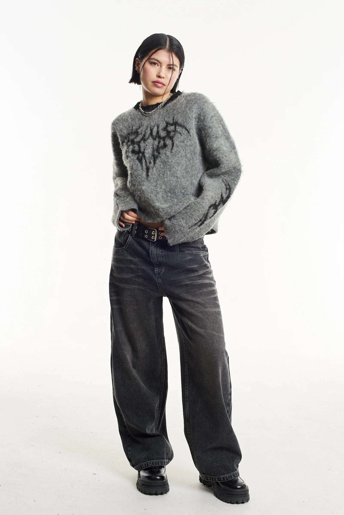 The Ragged Priest Idol Graphic Knit Jumper - Spoiled Brat