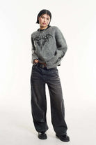 The Ragged Priest Idol Graphic Knit Jumper - Spoiled Brat