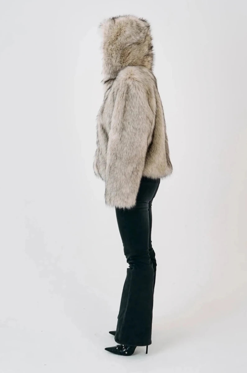 Shop The Ragged Priest The Ragged Priest Julia Alaska Faux Fur Coat Jacket for women – premium loungewear and festival fashion at Spoiled Brat