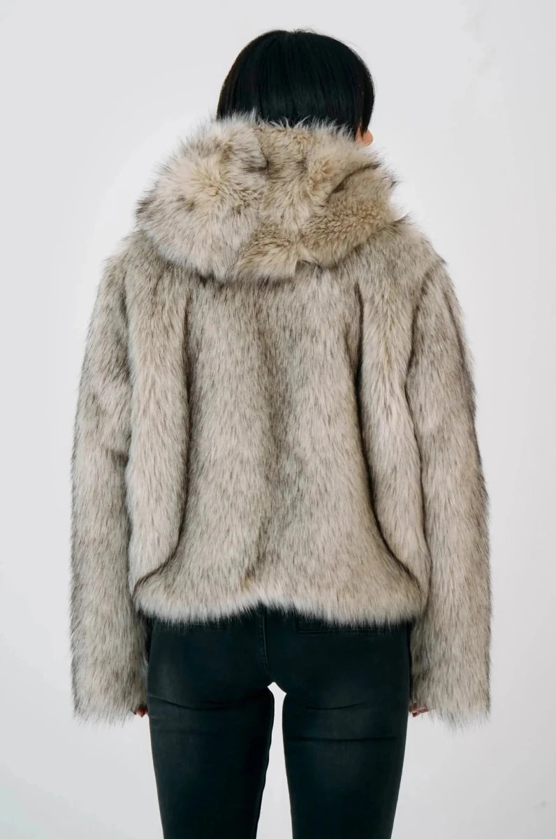Shop The Ragged Priest The Ragged Priest Julia Alaska Faux Fur Coat Jacket for women – premium loungewear and festival fashion at Spoiled Brat