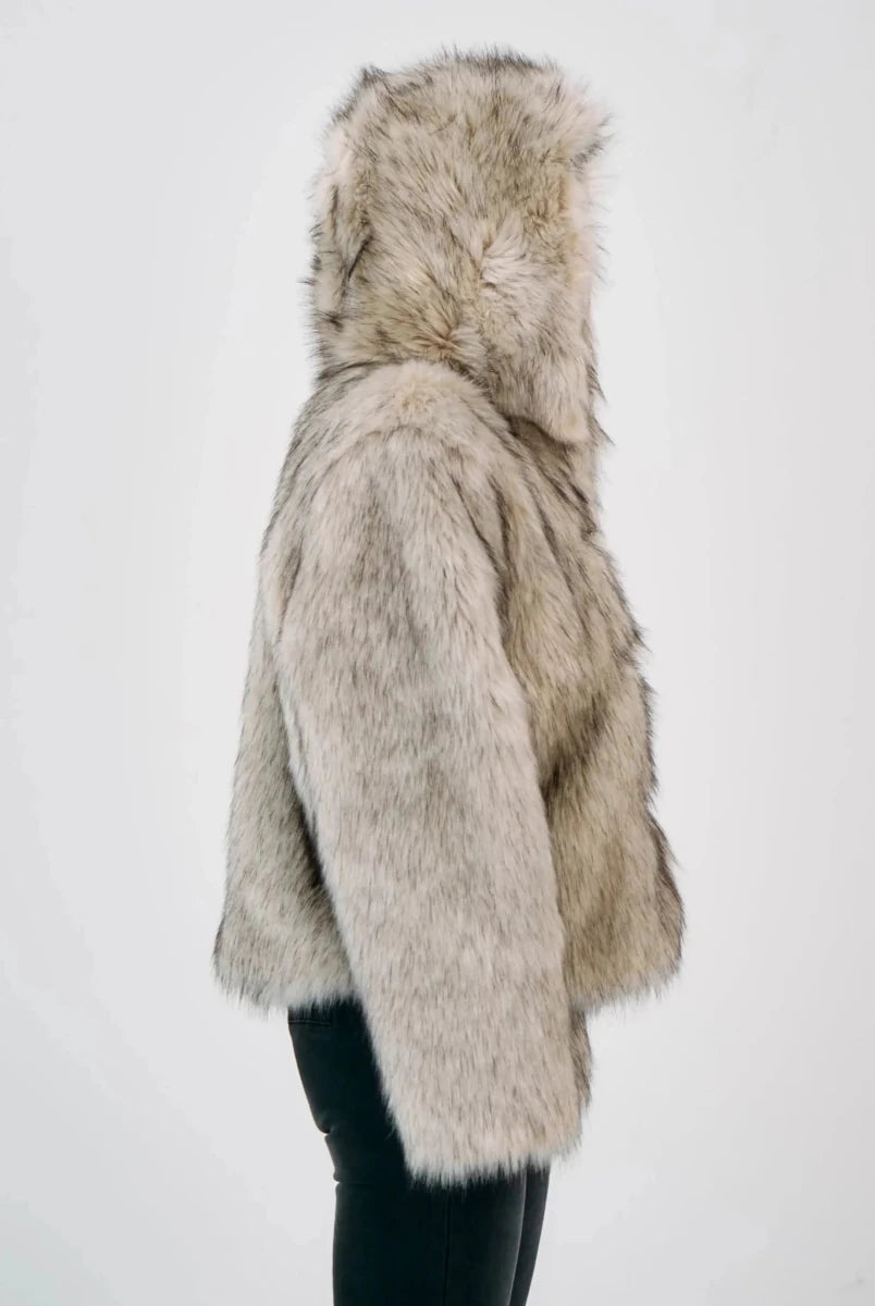 Shop The Ragged Priest The Ragged Priest Julia Alaska Faux Fur Coat Jacket for women – premium loungewear and festival fashion at Spoiled Brat