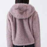 Shop The Ragged Priest The Ragged Priest Julia Pink Faux Fur Coat Jacket for women – premium loungewear and festival fashion at Spoiled Brat