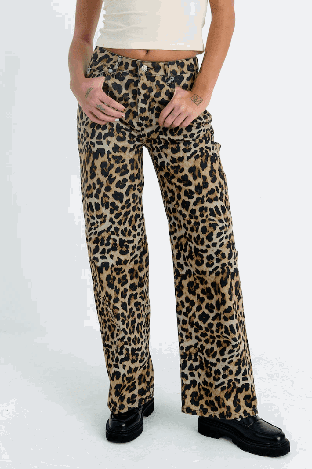 The Ragged Priest Leopard Wash Release Jeans - Spoiled Brat
