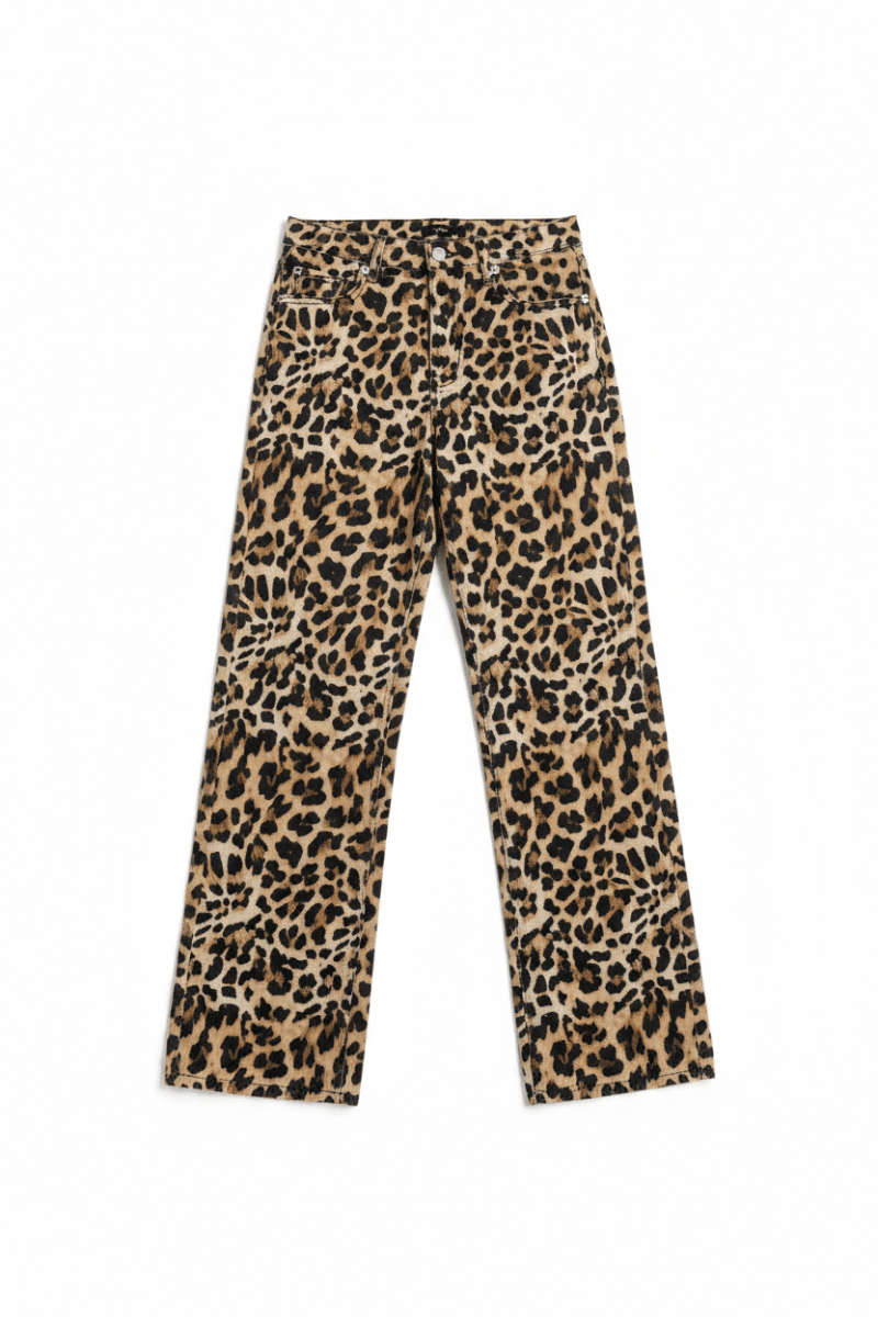 Shop The Ragged Priest The Ragged Priest Leopard Wash Release Jeans Boyfriend Jeans for women – premium loungewear and festival fashion at Spoiled Brat