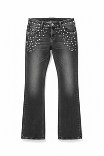 Shop The Ragged Priest The Ragged Priest Locket Charlie Studded Jeans Jeans for women – premium loungewear and festival fashion at Spoiled Brat